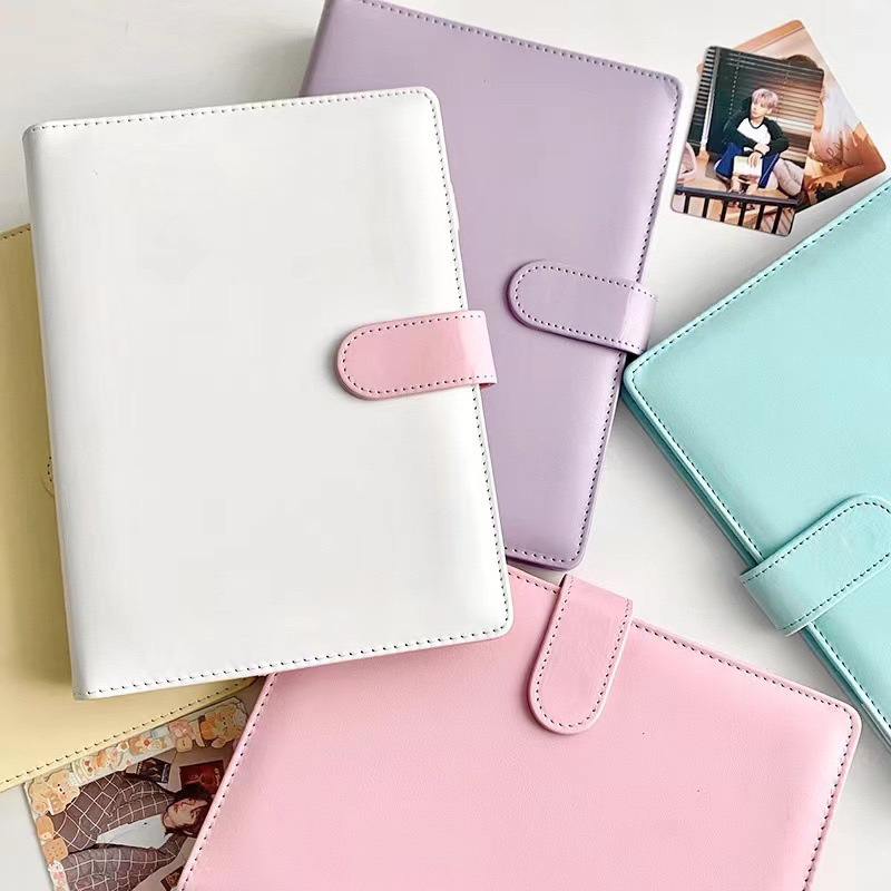 Binder Da A5 6 còng màu pastel ,Sổ còng,album ảnh,nhật ký( KHÔNG KÈM SHEET)