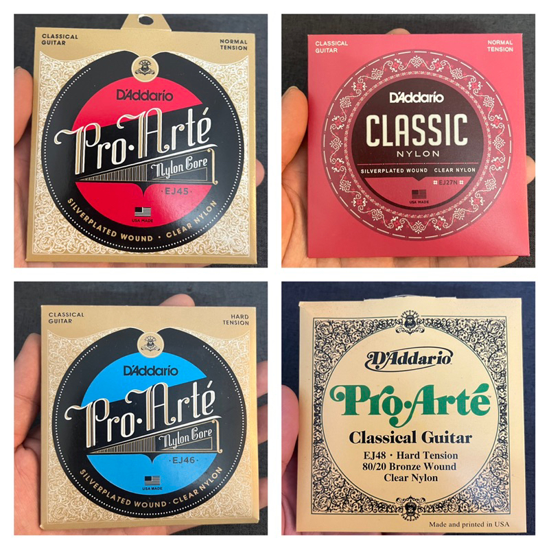 Dây Đàn Guitar Classic Nilon D’Addario EJ27N , EJ45 , EJ46 , EJ48 , EJ49