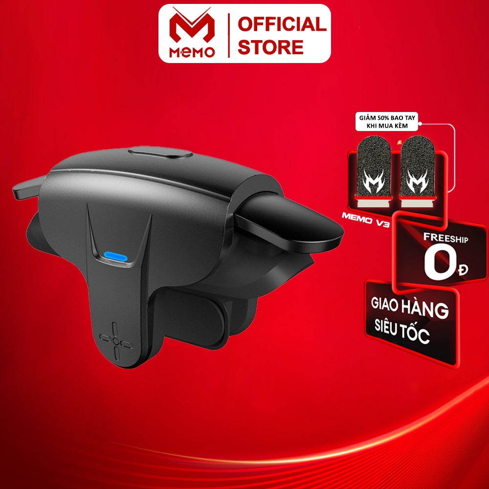 Nút bắn pubg ff auto tap MEMO AK05 tay cầm chơi game điện thoại 4 chế độ taps dễ dàng phong cách gaming freefire pubg