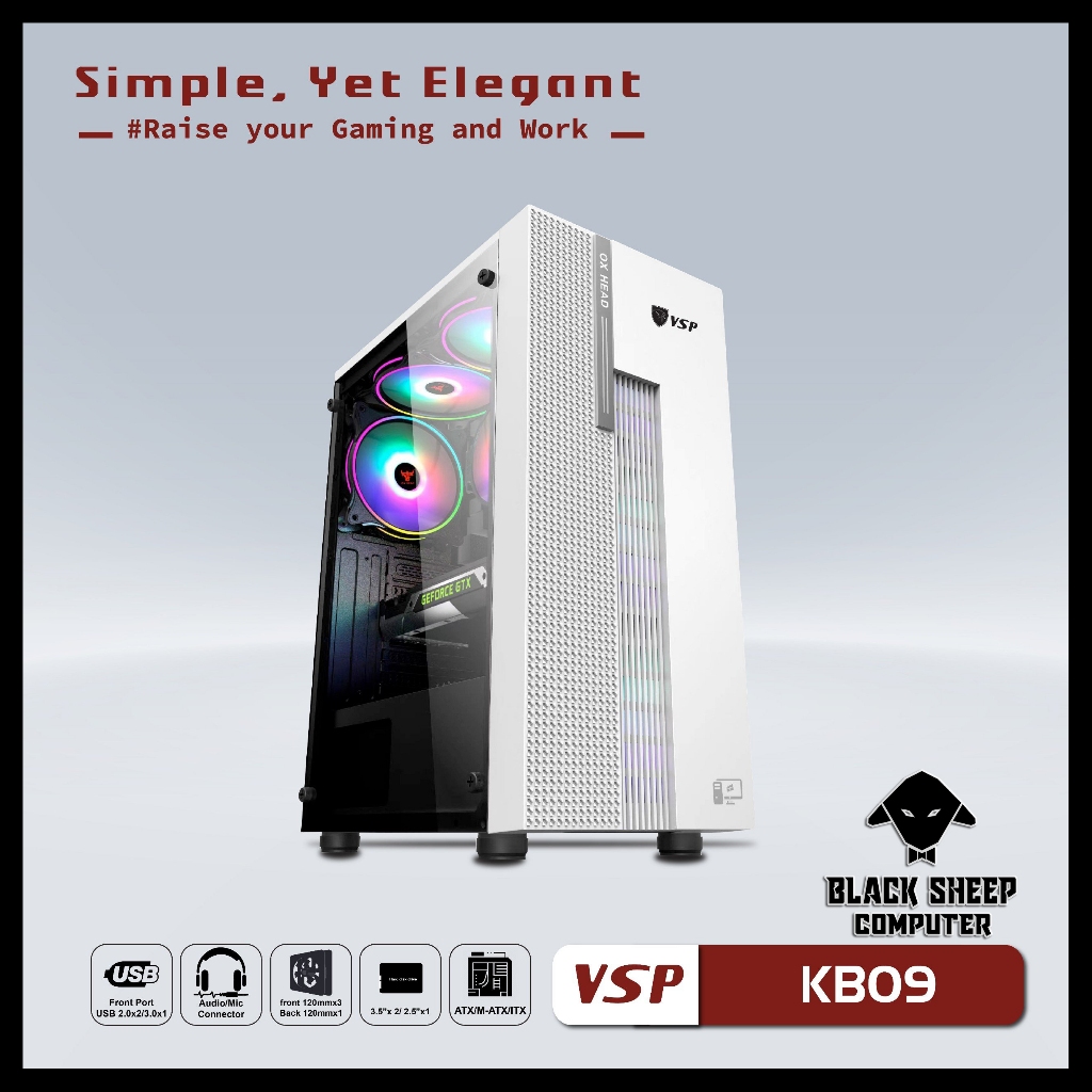 Vỏ Case VSP KB09 WHITE (TRẮNG)