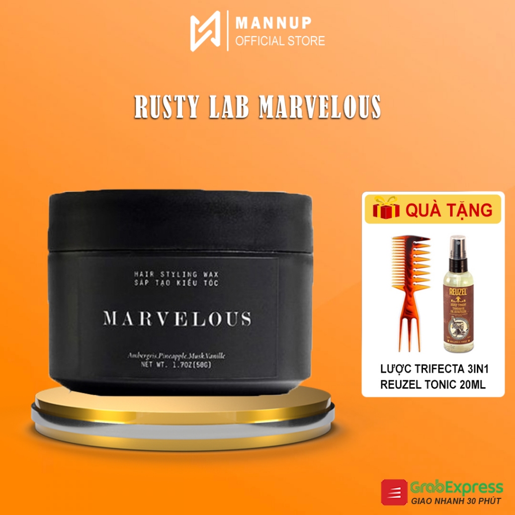 Sáp Vuốt Tóc Rusty Lab Marvelous Matte Paste 50g