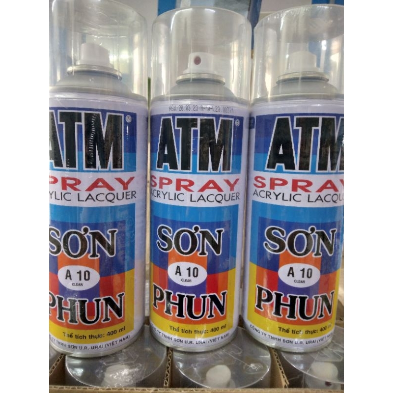 Sơn xịt ATM A10 (CLEAR) (BÓNG)
