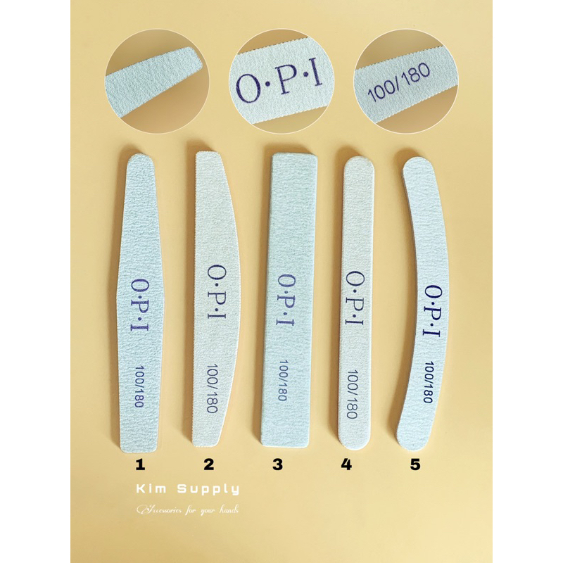 Combo 5 Dũa móng giả OPI loại dày dũa móng giả