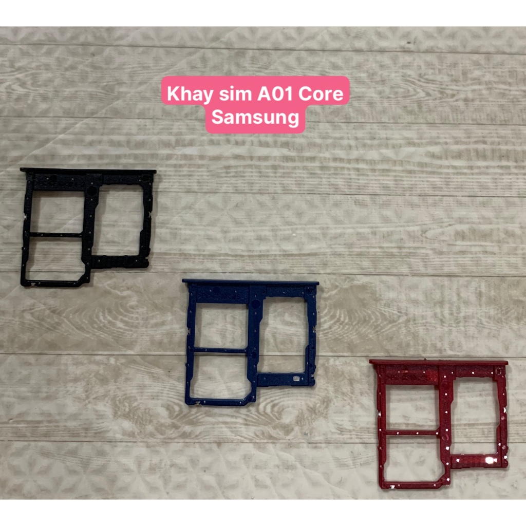 Khay sim A01 Core Samsung (zin bóc máy)
