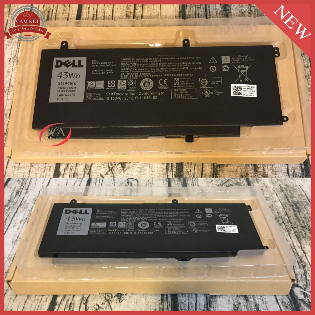 Pin Sạc dell D2VF9