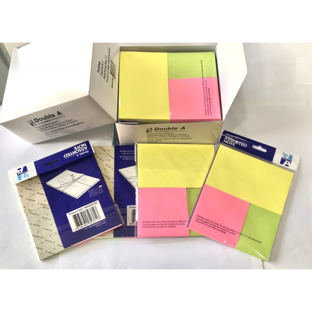 Giấy note 3 size Double A
