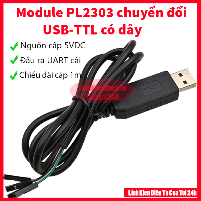 Cáp Chuyển Đổi USB UART PL2303