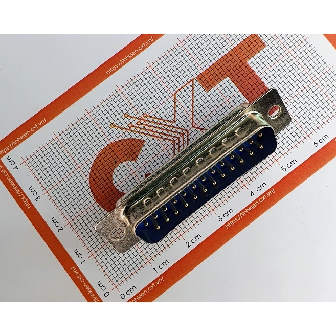 Cổng DB25 đực thẳng - Hàn dây