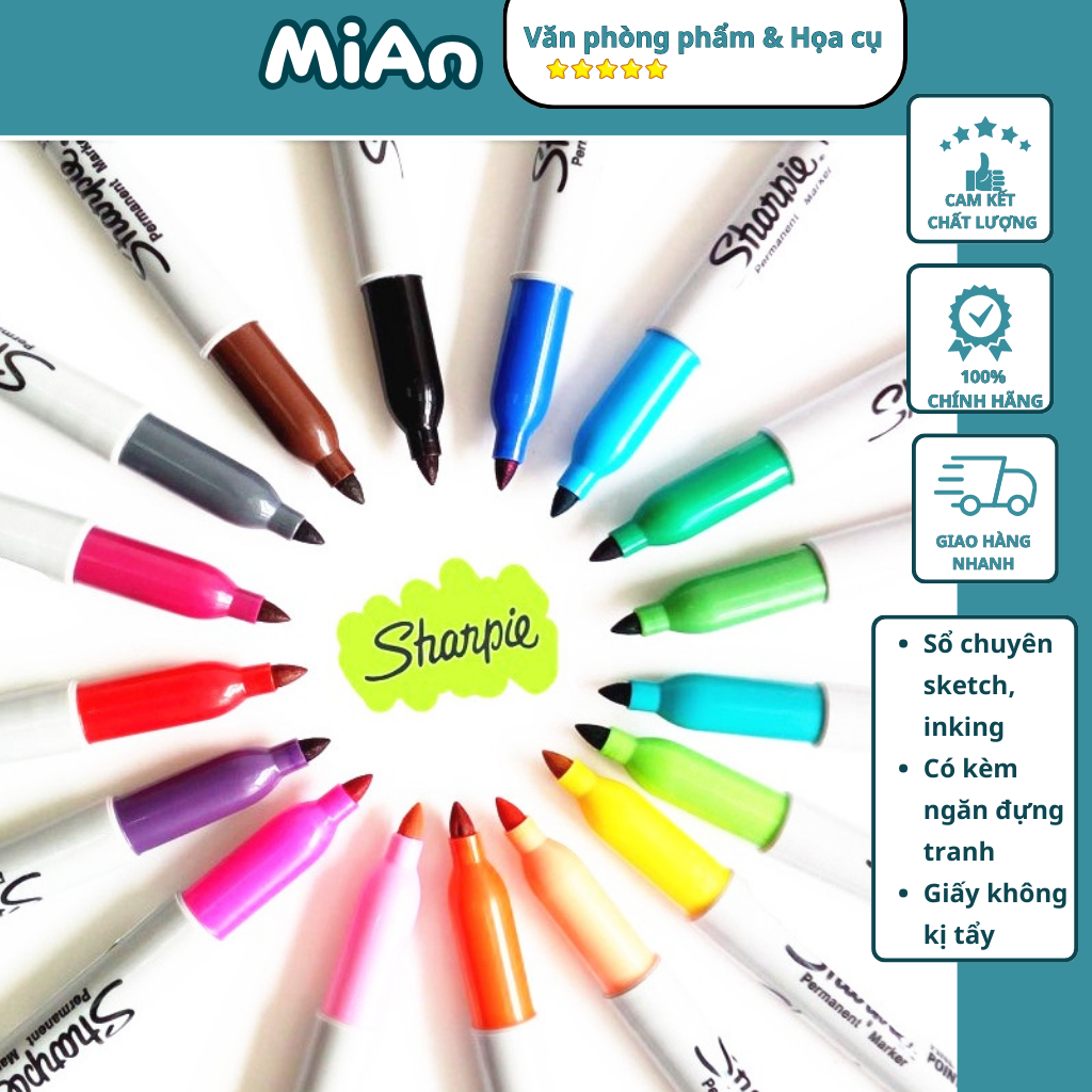 Bút lông dầu Sharpie - Sharpie Permanent Marker