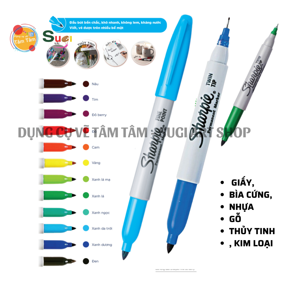 [ TÂM TÂM ] Bút lông dầu Sharpie - Sharpie Permanent Marker