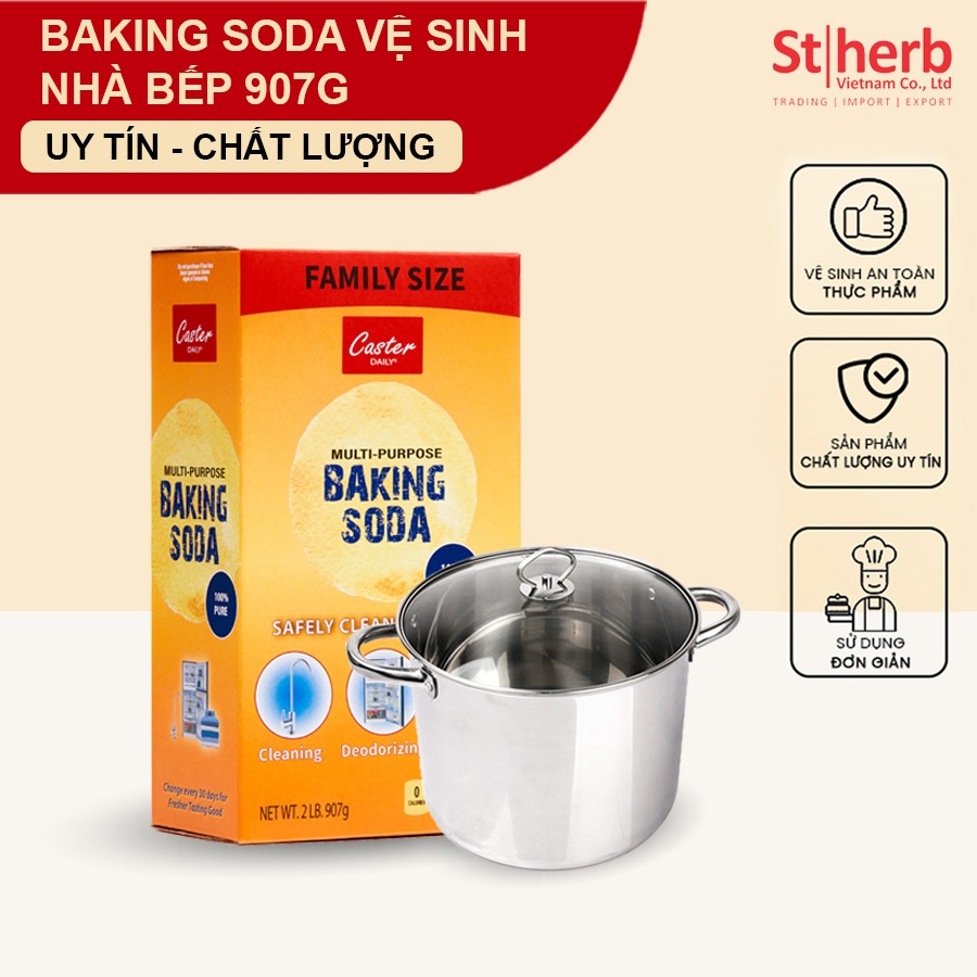 Bột Baking Soda Caster Daily 907G Tẩy Rửa Nhà Bếp - MADE IN GERMANY