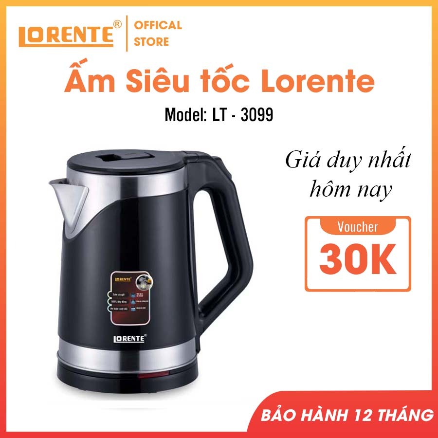 Ấm đun siêu tốc Lorente LT-3099