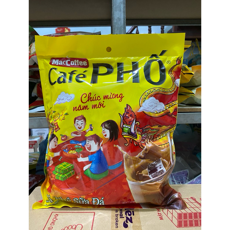 Cà phê sữa đá Cafe Phố, bịch 30 gói