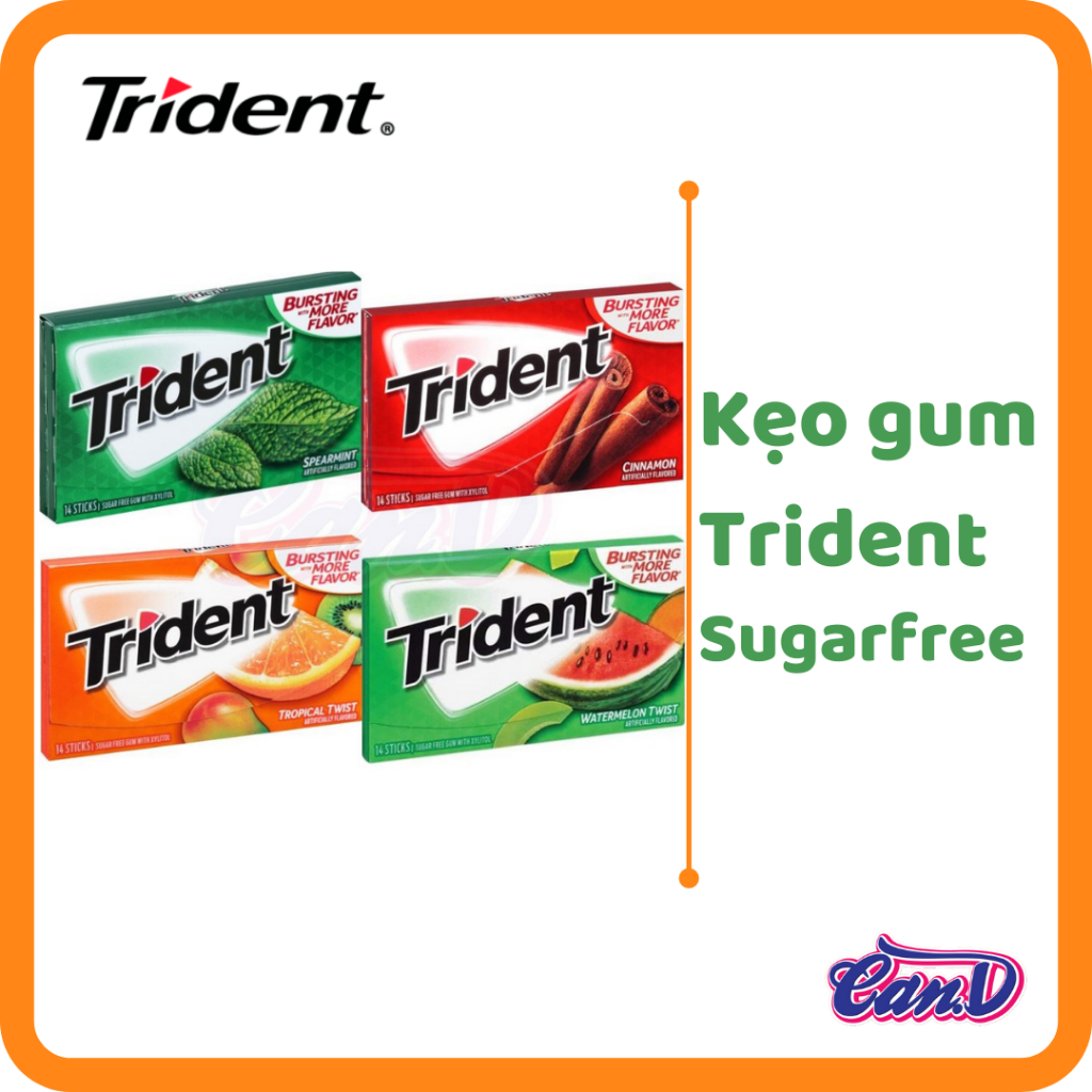 Kẹo gum Trident các loại