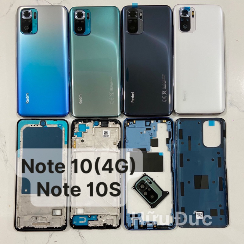 Bộ vỏ redmi Note 10/Note 10S zin hãng (có bán tách lẻ)