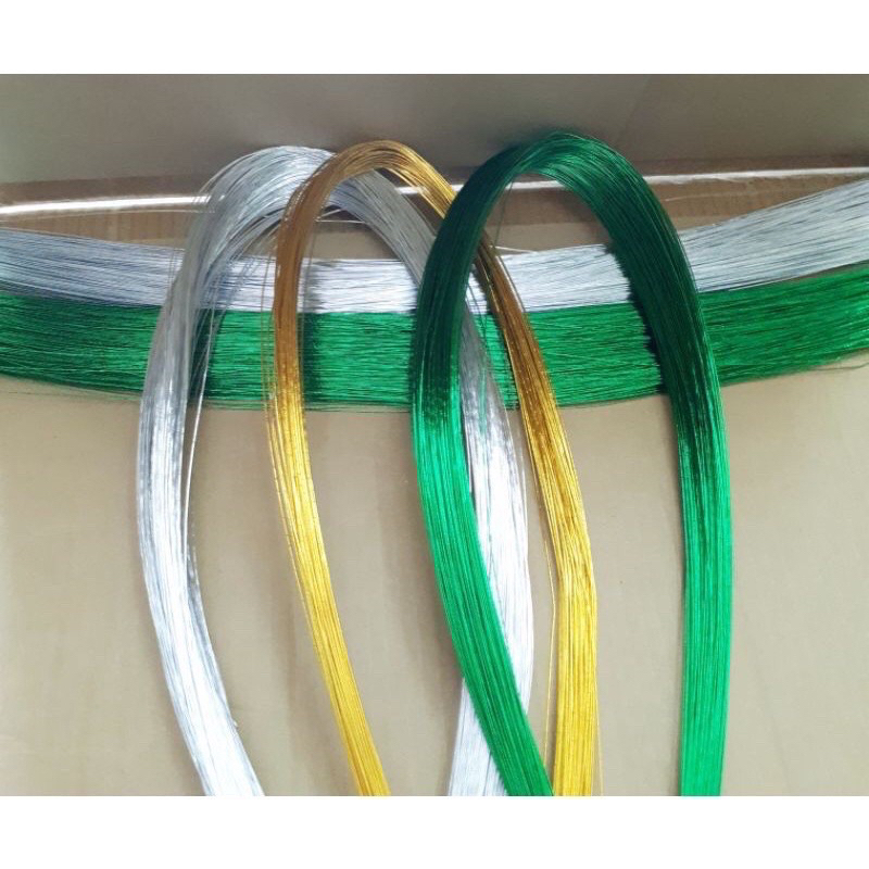 Kẽm xi #24 (40 sợi) màu bạc trắng