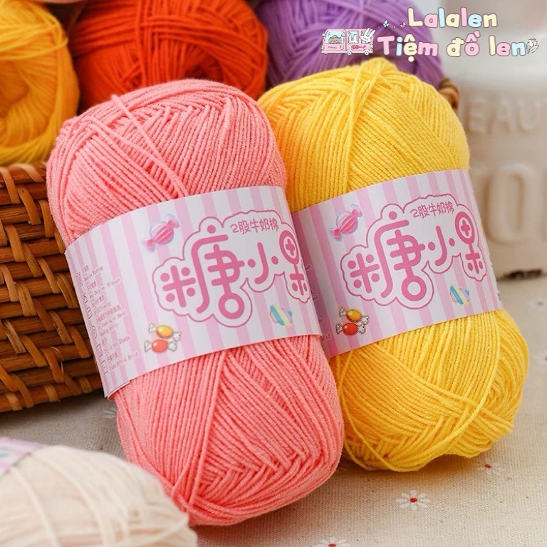 Len Candy Cotton - Cuộn 40gr