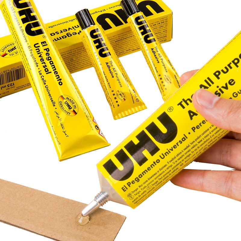 (35ml) Keo Dán Đa Năng UHU - Dán Vải, Gỗ, Da, Nhựa Đồ Handmade, trong suốt, nhanh khô, mềm dẻo