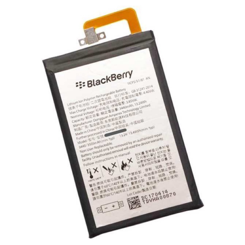 Pin xịn cho máy blackberry key one bảo hành 6 tháng