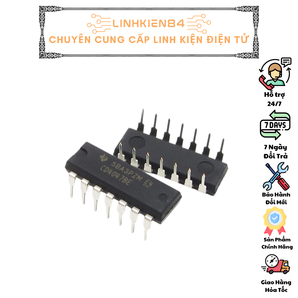 IC Chức Năng CD4047 DIP14