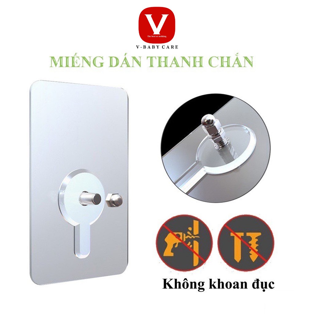 Miếng dán thanh chắn giường V-BABY
