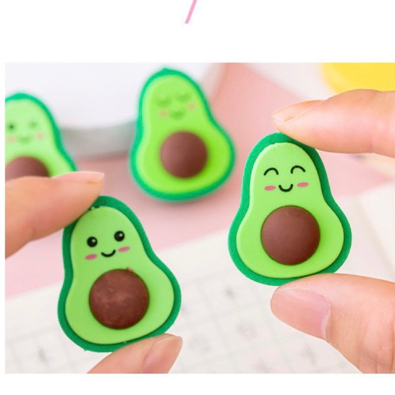 Set 4 Gôm Tẩy Trái Bơ