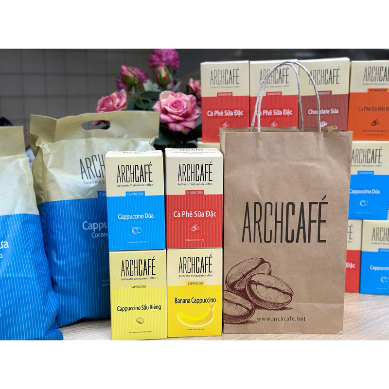 (Hàng tặng) Túi giấy Archcafe