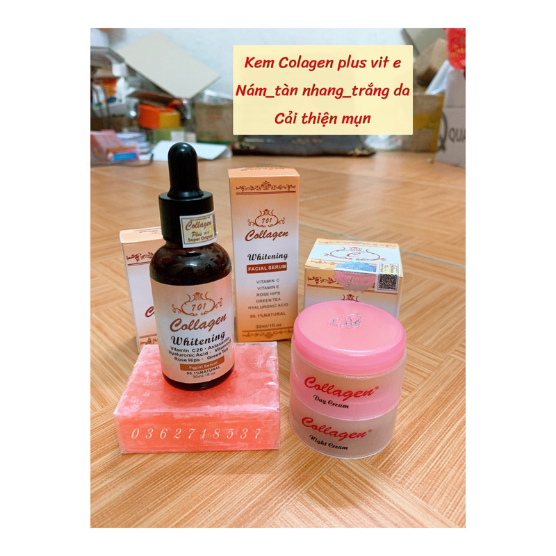 Kem collagen plus vit e (4món)