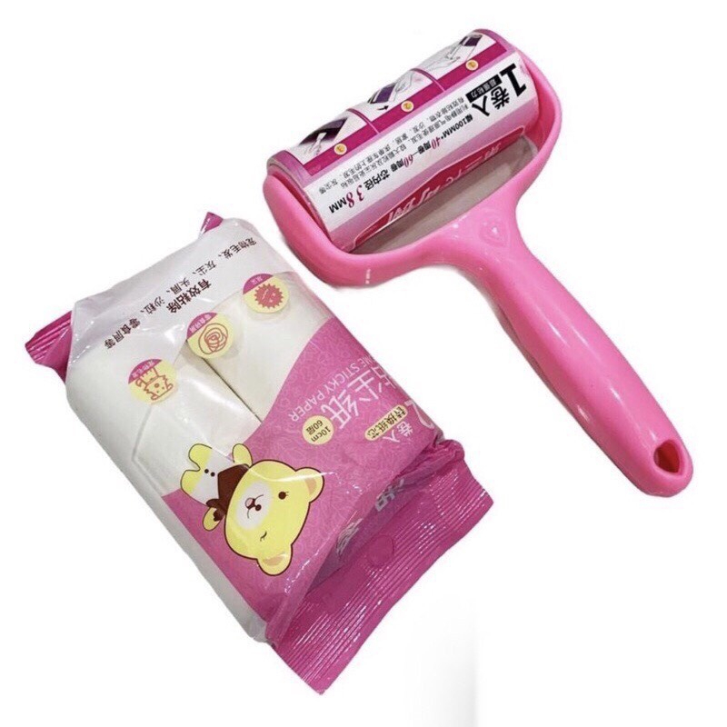 Cây Lăn Bụi Làm Sạch Quần Áo, Chăn Ga, Đệm Sofa, Thanh Lăn Lông Chó Mèo-Lõi Lăn Bụi Dự Phòng 60 Lớp