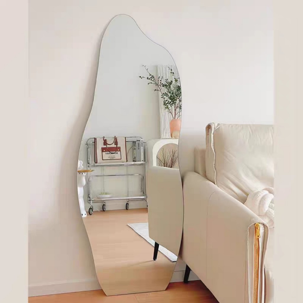 Gương Dercor Hình Hạt Đâu để sàn,treo tường Gương Soi Nội Thất T-A