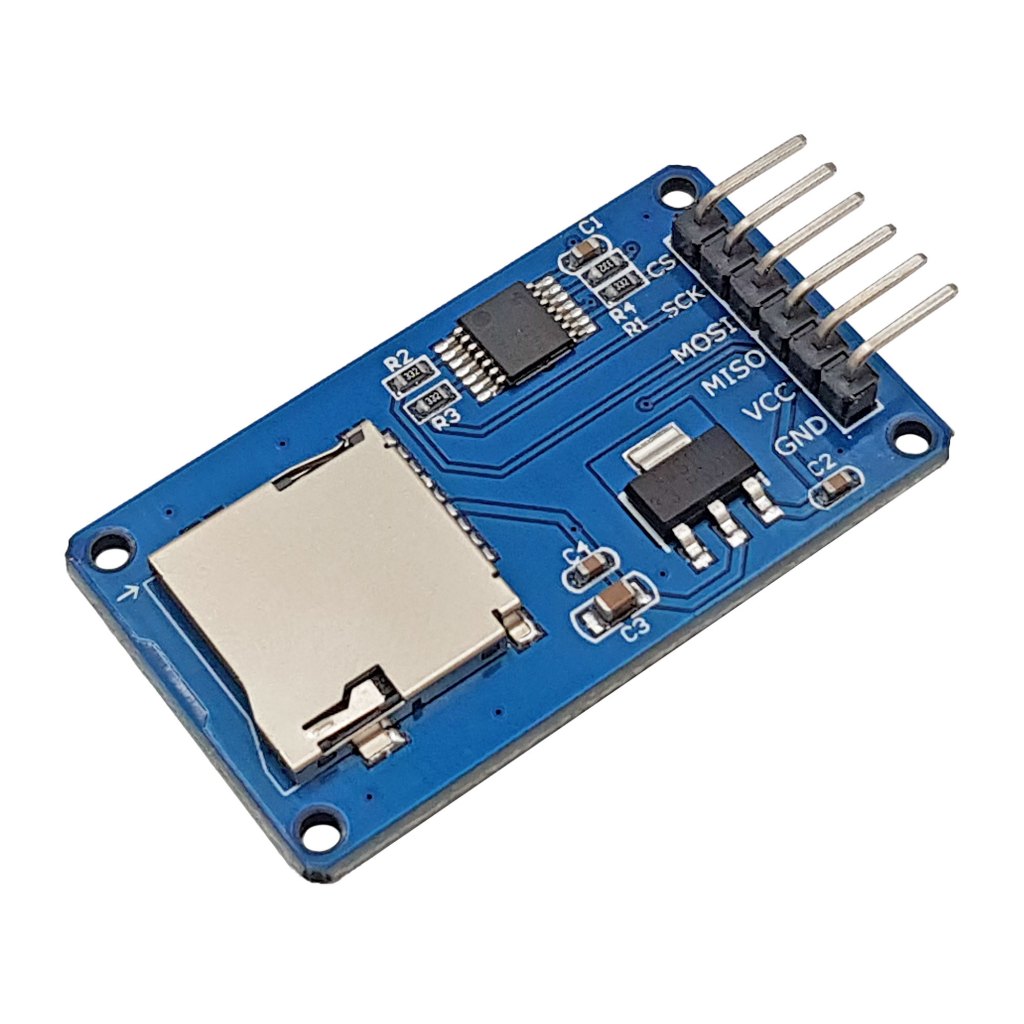 Mạch Ghi Đọc Thẻ Micro SD - Micro SD card module TF SPI
