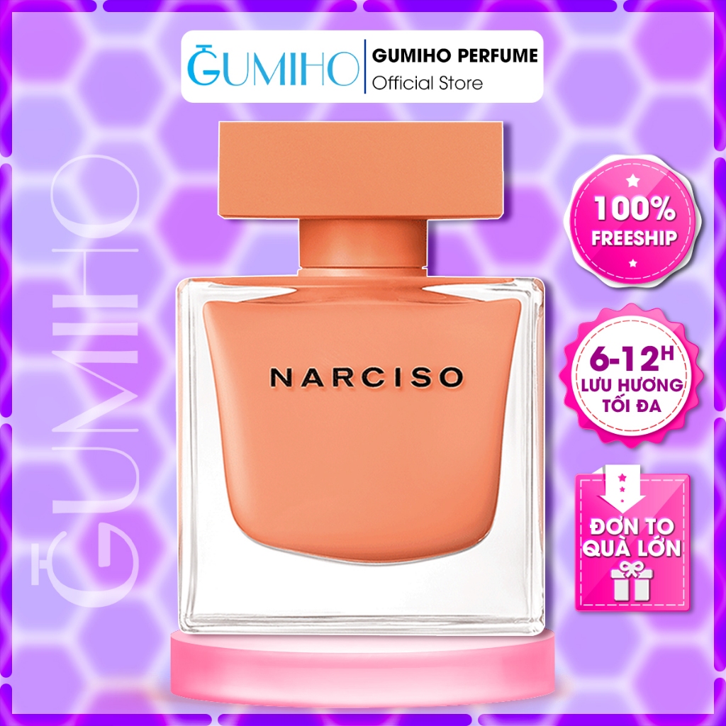 Nước hoa Nữ Narciso Ambree Eau de Parfum - Nar Cam lùn - sự hấp dẫn đến từ những nốt hương phương Đông - Gumiho Perfume