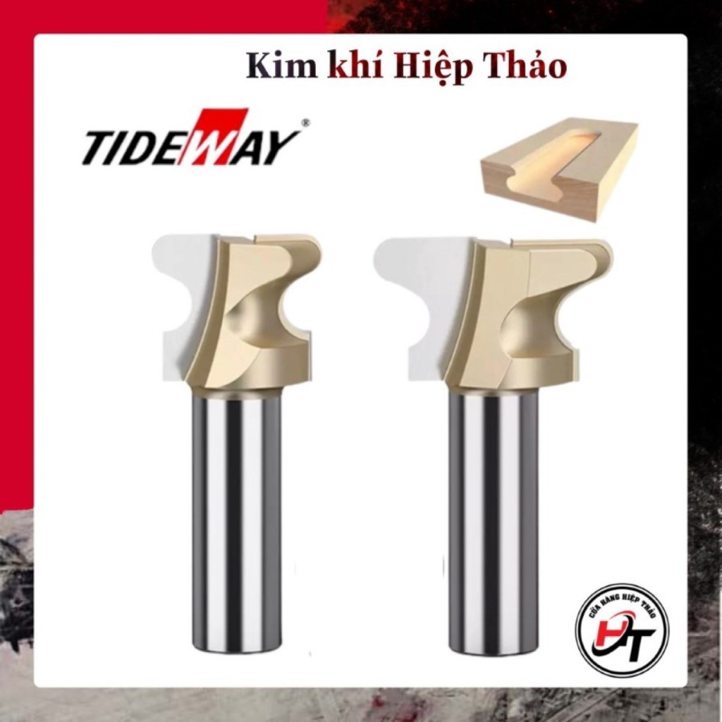 Mũi phay tay nắm âm gỗ mũi soi rãnh khoét cánh tủ TIDEWAY cao cấp 1503 MSTNA-TW