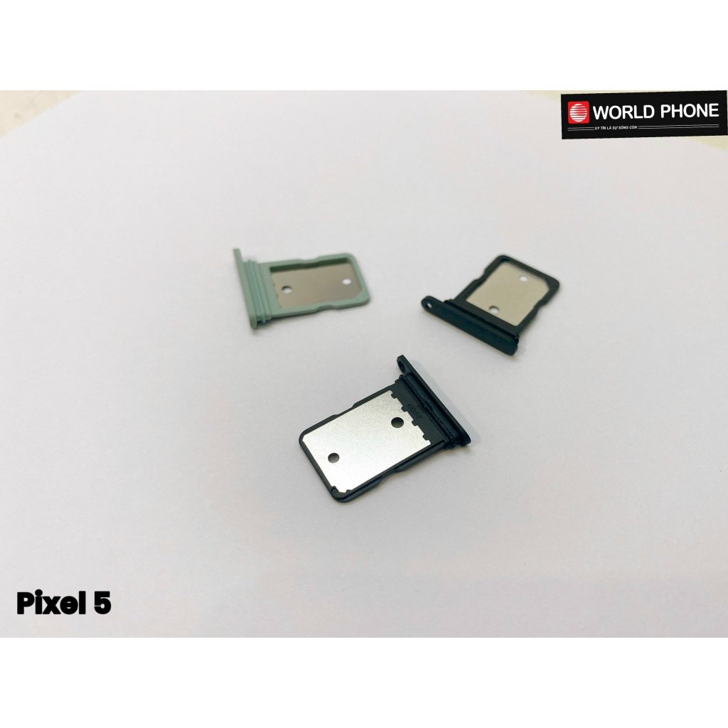 Khay sim GG Google Pixel 5 Black- Pixel 5 Sorta Sage