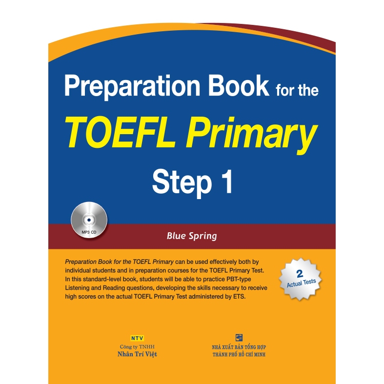 Sách - Preparation Book for the TOEFL Primary: Step 1