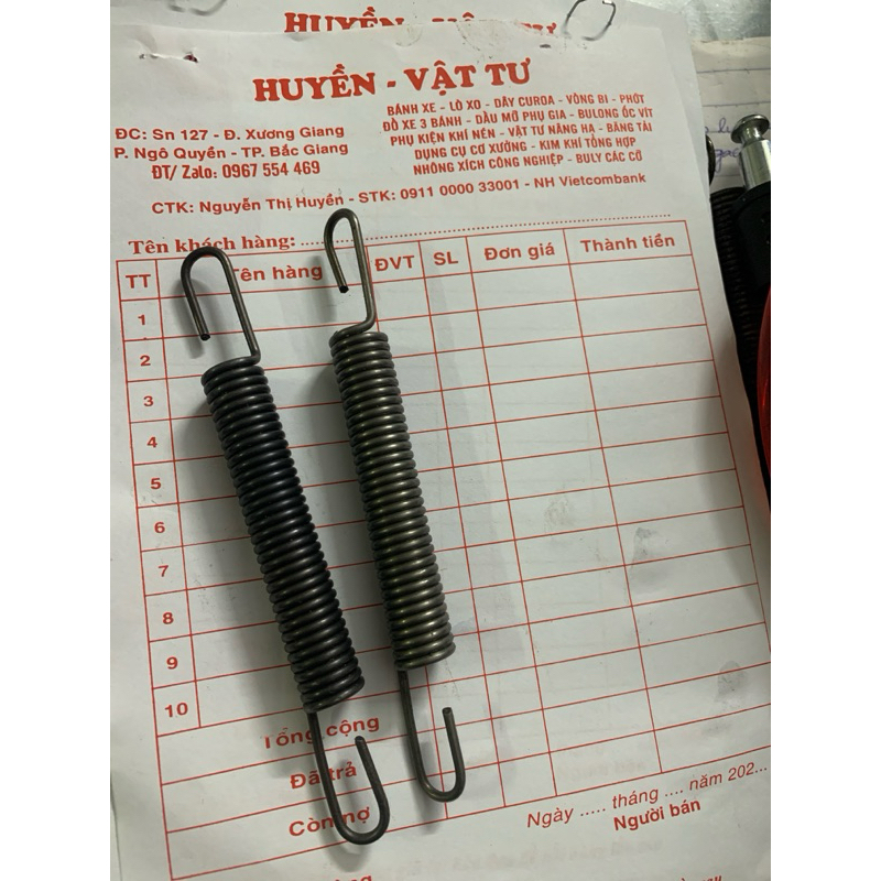 lò xo kéo phi 12 (sợi 2mm dài 120mm)✅✅✅