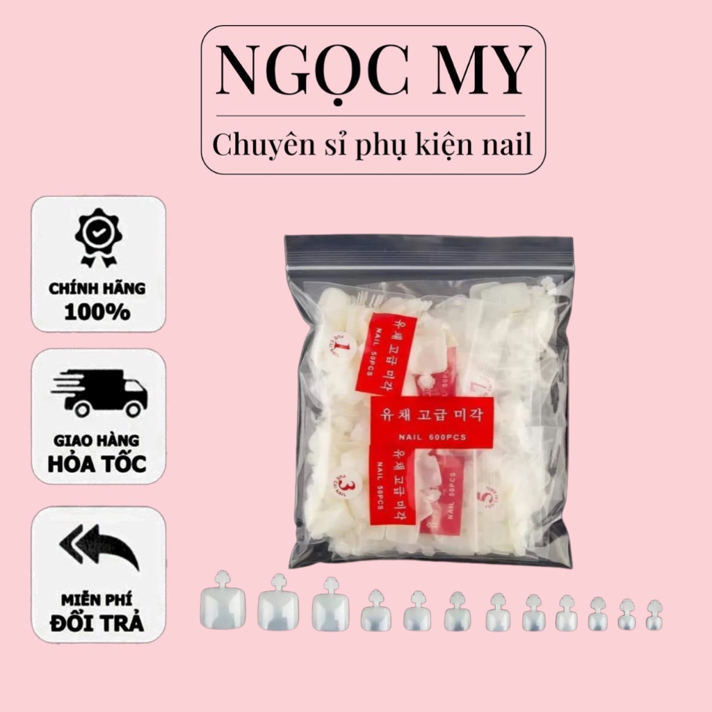 Móng Up Chân Gói Đủ Size [Bịch 50pcs]