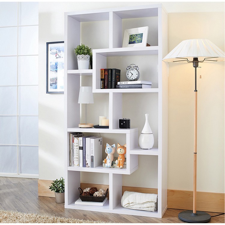 Kệ Sách Để Sàn ✨MIỄN SHIP✨ Hình chữ U Không Vách Ngăn Đa Tầng, Kệ Trang Trí Hiện Đại