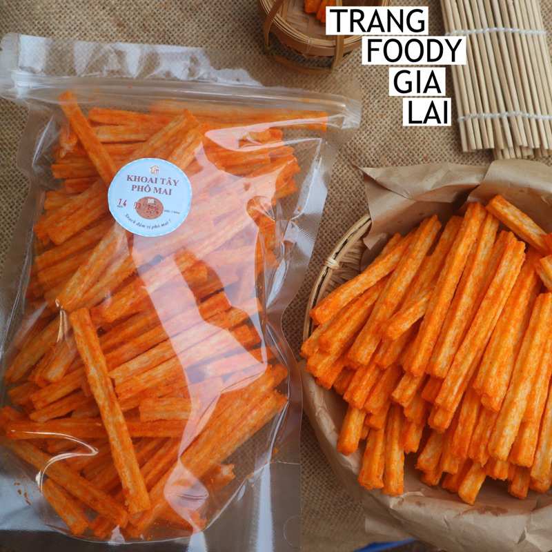 Snack khoai tây phô mai 250g/500g/100g giòn ngon đậm vị