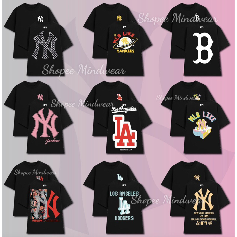 Áo Thun MLB ERA NHIỀU MẪU TRENDY VẢI COTTON MỊN HÀNG ĐẦY ĐỦ TEM TAG