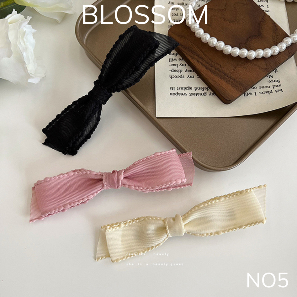 Kẹp nơ tiểu thư basic NO5