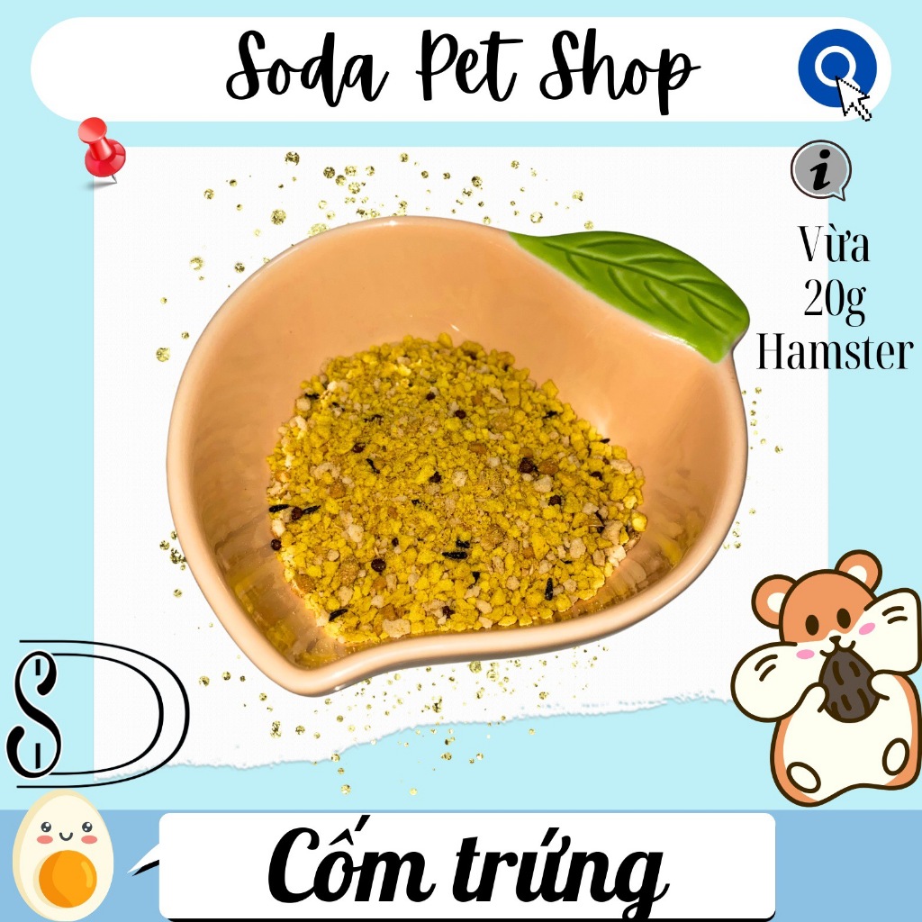 Cốm Trứng Cho Hamster