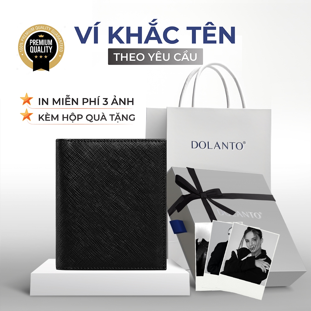 Ví da DOLANTO BRAND® Basic Saffiano Wallet