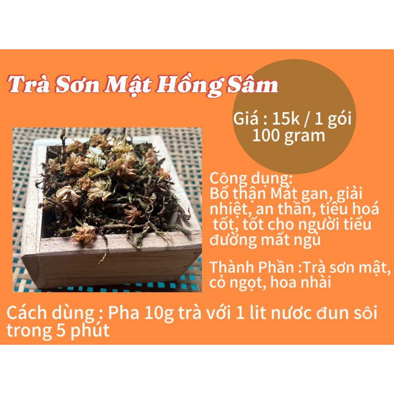 Trà Hồng Sâm Sơn Mật