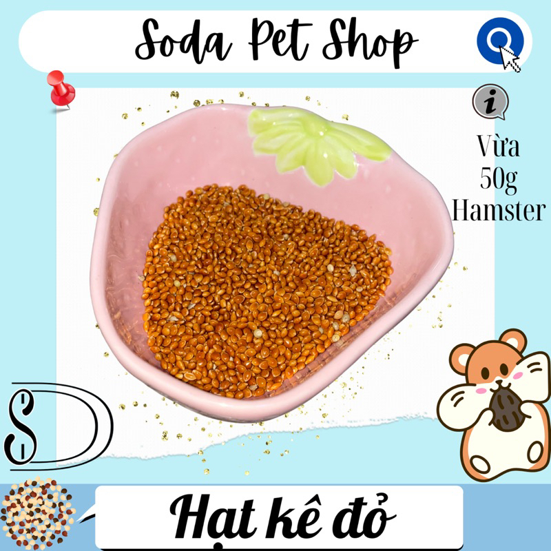 Hạt Kê Đỏ Cho Hamster