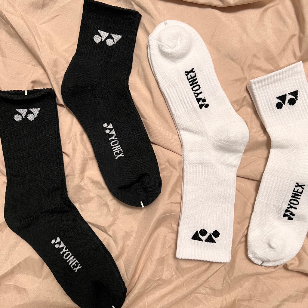 Tất Vớ đệm Xù Yonex cổ cao , cổ trung thể thao phong cách nam , nữ
