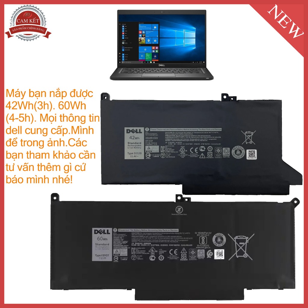 Pin Sạc dell Latitude 7380