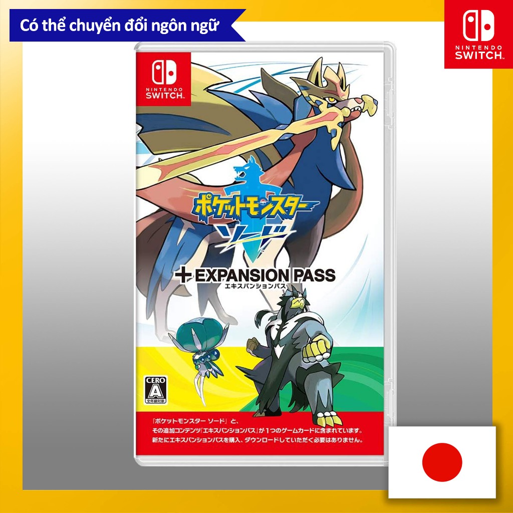 Pokemon Sword + Expansion Pass -Switch[Software only]【Direct from Japan】(Made in Japan)