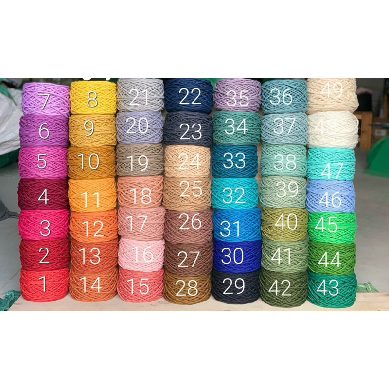 dây dệt 3li  macrame