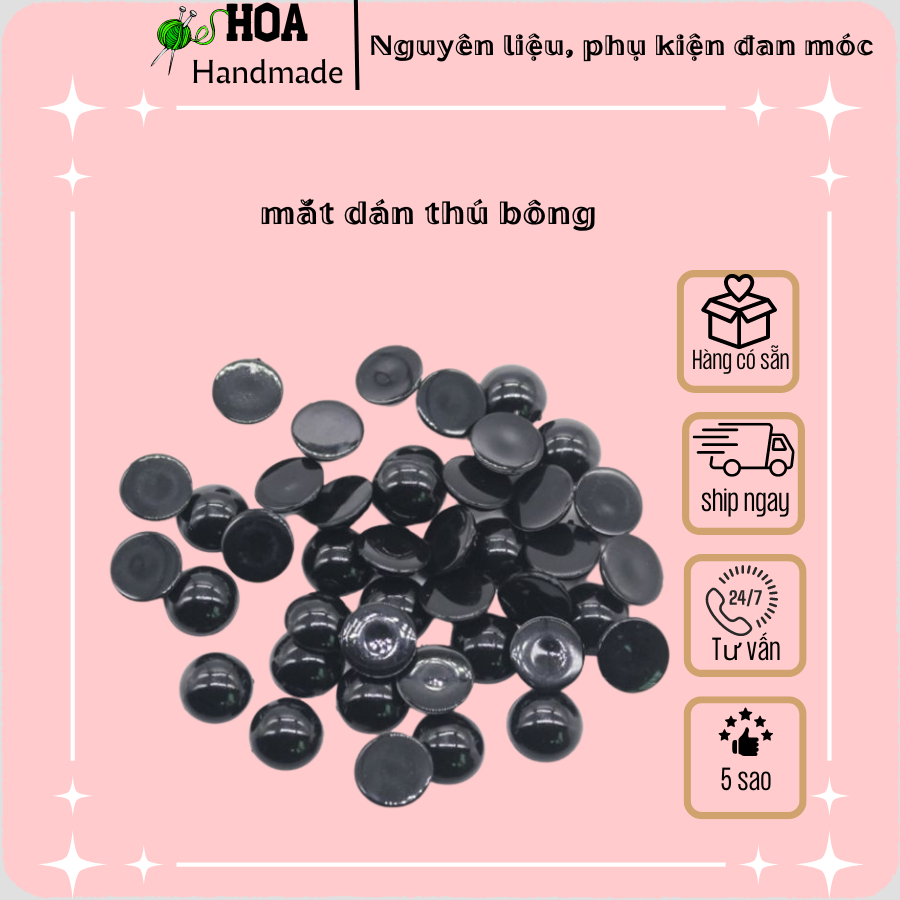 mắt dán thú bông